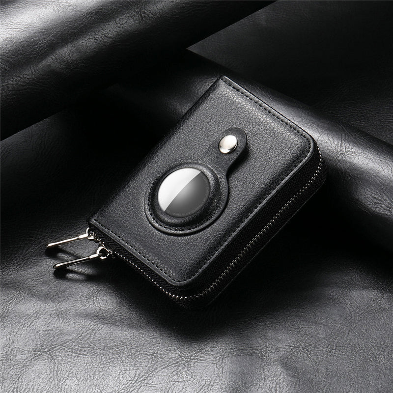 BowLift | Intelligent AirTag-Zip RFID Leather Wallet
