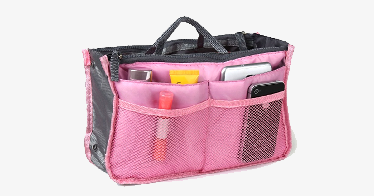 BowLift | Slim Bag-in-Bag - Made of cotton & polyester - Portable & Small size - Multiple zip pockets - Fits in your suitcase - Color variations