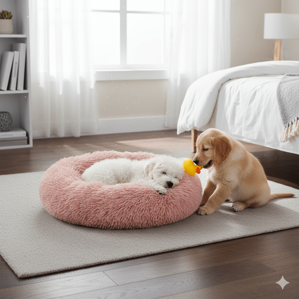 BowLift | SLUMBERPAWS BED – Calming Dog Bed for Deep, Restful Sleep