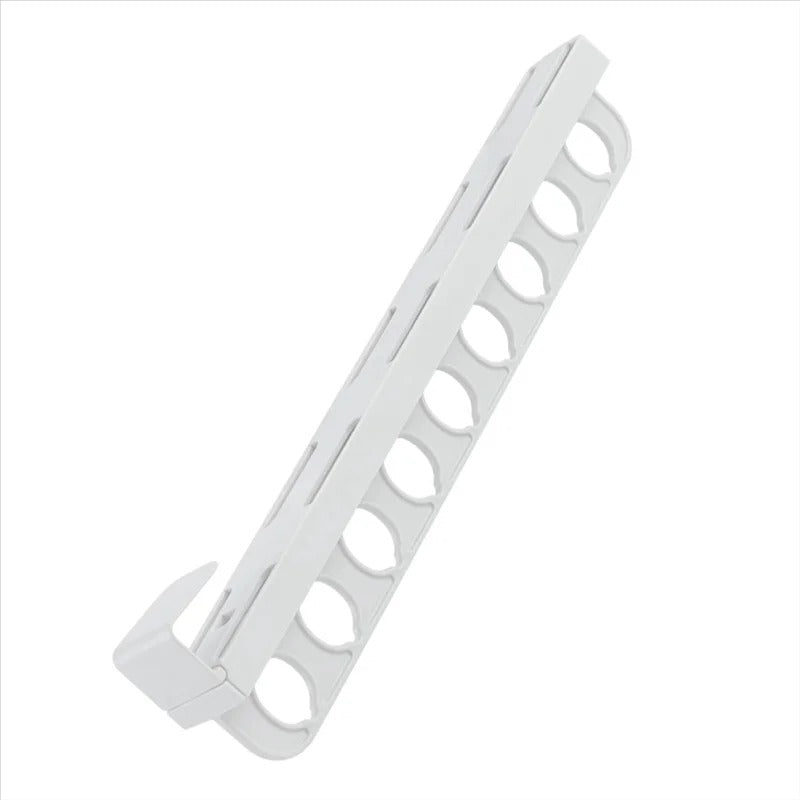 BowLift | SmartGlide Pull-Out Rack – Space-Saving Closet Organizer for Pants, Scarves, Ties – Easy Glide System – Stylish and Modern Design