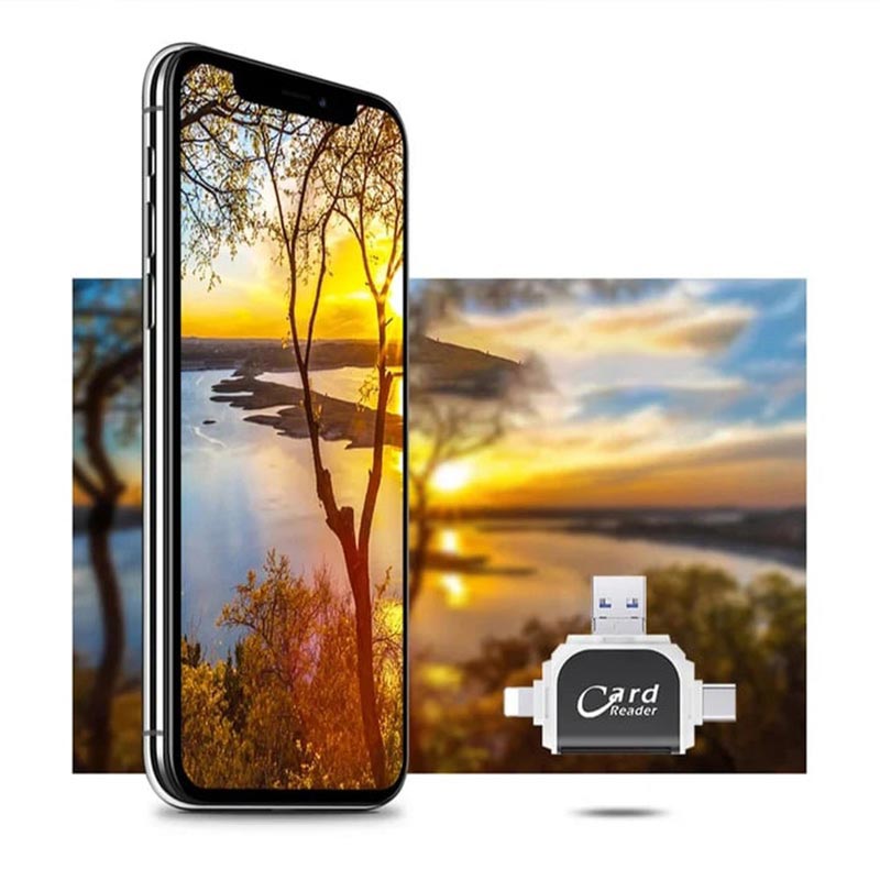 BowLift | 4-in-1 multifunctional card reader with multiple ports