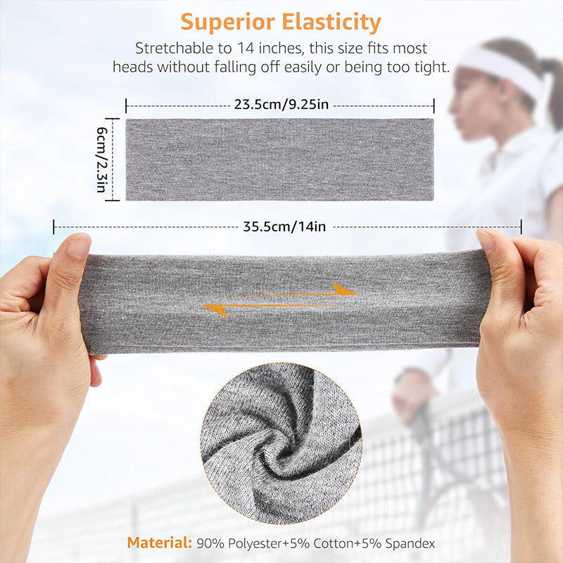 BowLift | Elastic Non-Slip Solid Color Headband