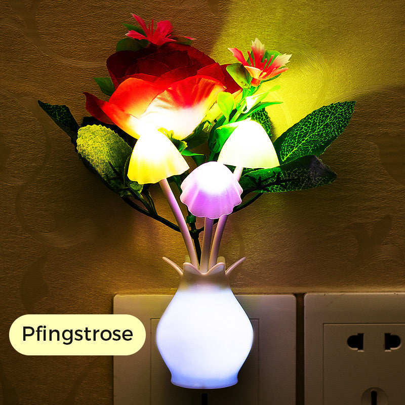 BowLift | LED night light in the form of simulated flowers with intelligent control for the bedroom