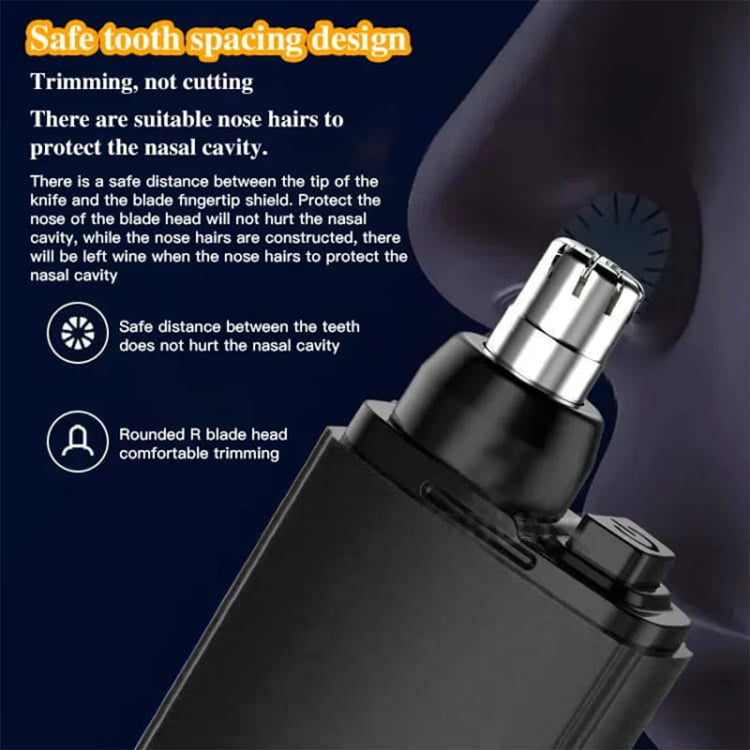 BowLift | Effective rechargeable portable nose hair trimmer