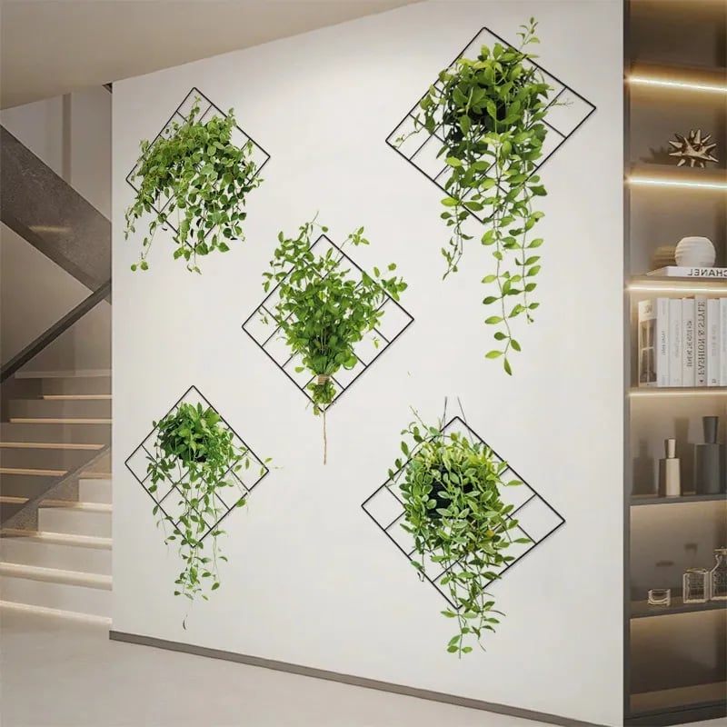 BowLift | 3D wall sticker with green plant