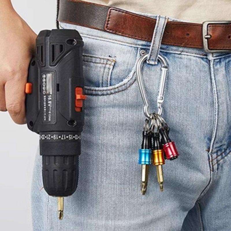 BowLift | 1/4" hex screwdriver bit holder key rings