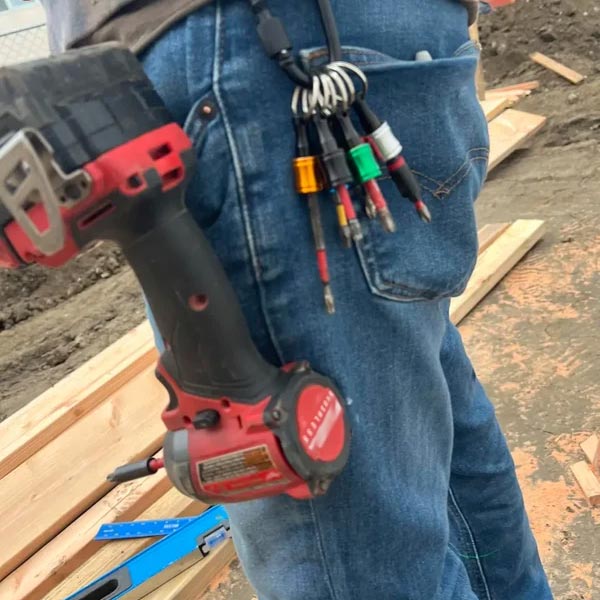 BowLift | 1/4" hex screwdriver bit holder key rings