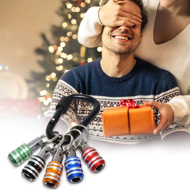 BowLift | 1/4" hex screwdriver bit holder key rings