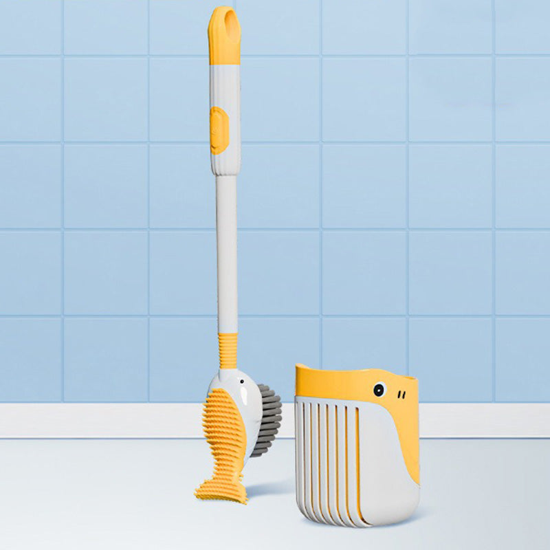 BowLift | Wall-mounted suction cup toilet brush set
