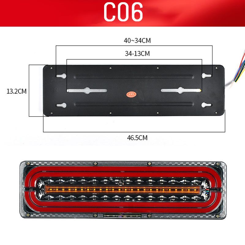 BowLift | 2 powerful LED tail lights for trucks