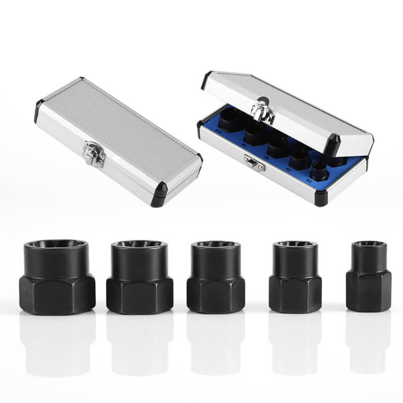 BowLift | 10 pcs. set with screw extractor for damaged screws