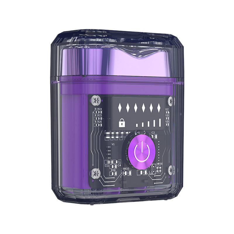 BowLift | Futuristic transparent mini electric smooth shaver