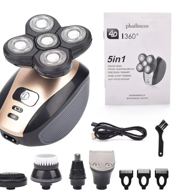 BowLift | 5-in-1 multifunctional 4D electric shaver