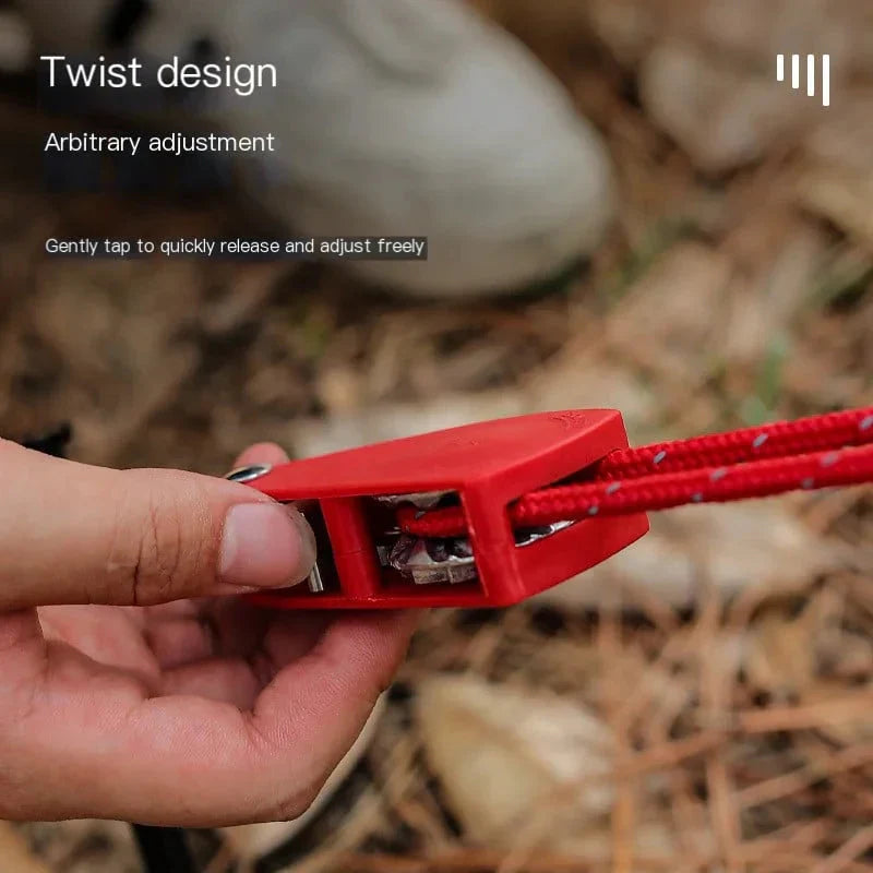 BowLift | Portable Adjustable Fix Tent High Strength Quick Release Pulley Camping Rope