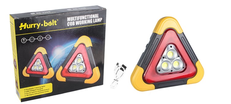 BowLift | 2-IN-1 solar-powered warning light at the roadside