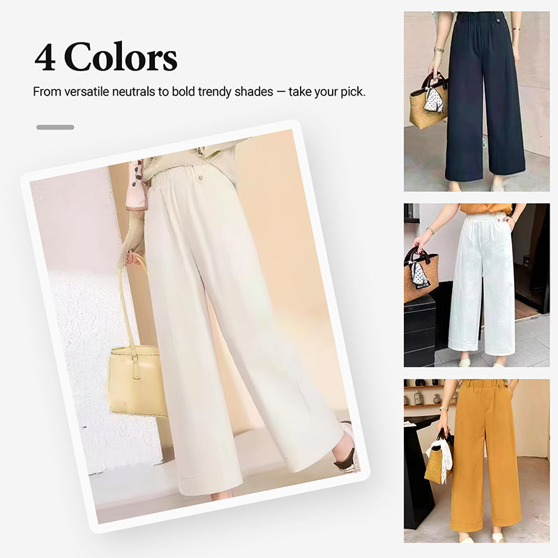 BowLift | High-waisted pants with wide legs