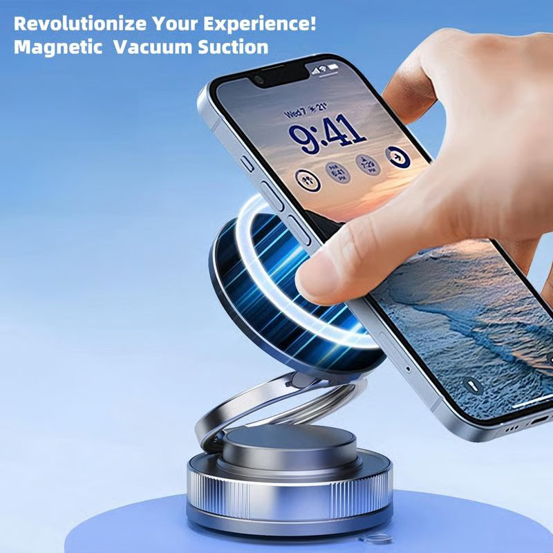 BowLift | 360° adjustable magnetic phone holder with vacuum