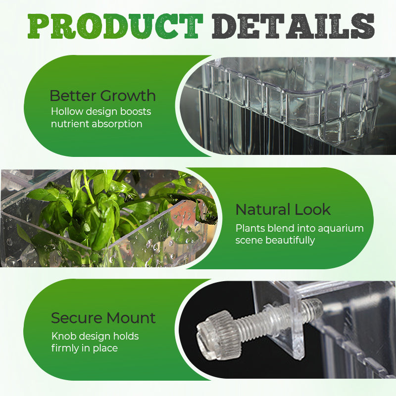 BowLift | Hanging aquarium plant holder