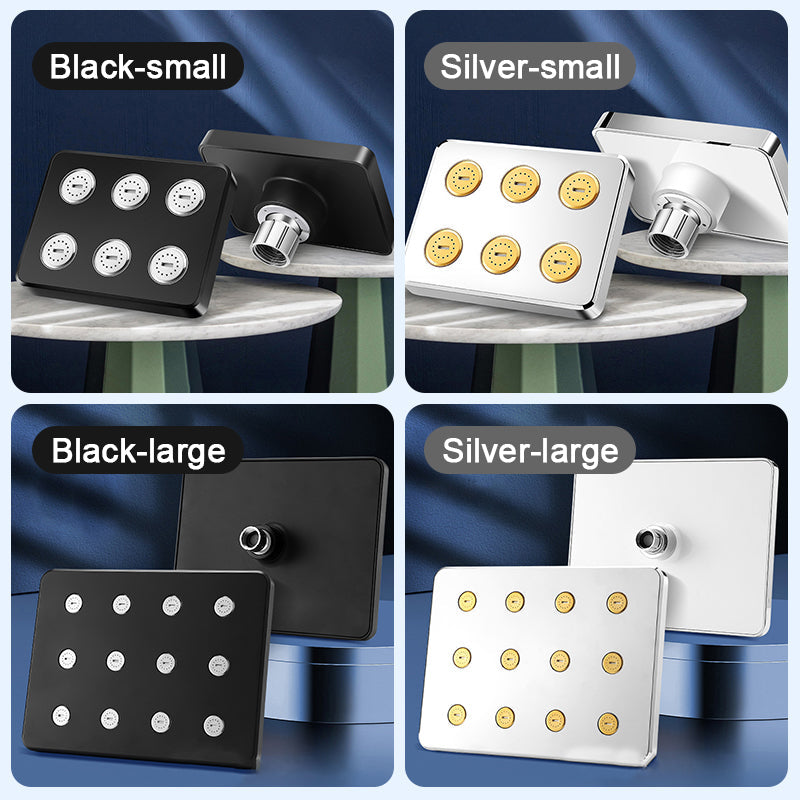 BowLift | 360° adjustable square shower head