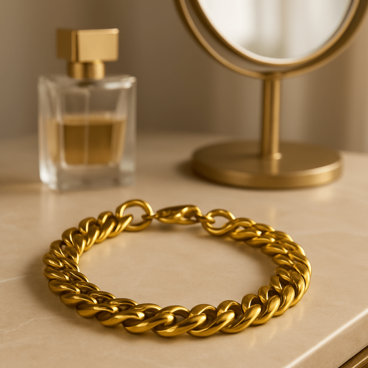 BowLift | FORTIVIA – Stainless steel bracelet in chain link design for him & her