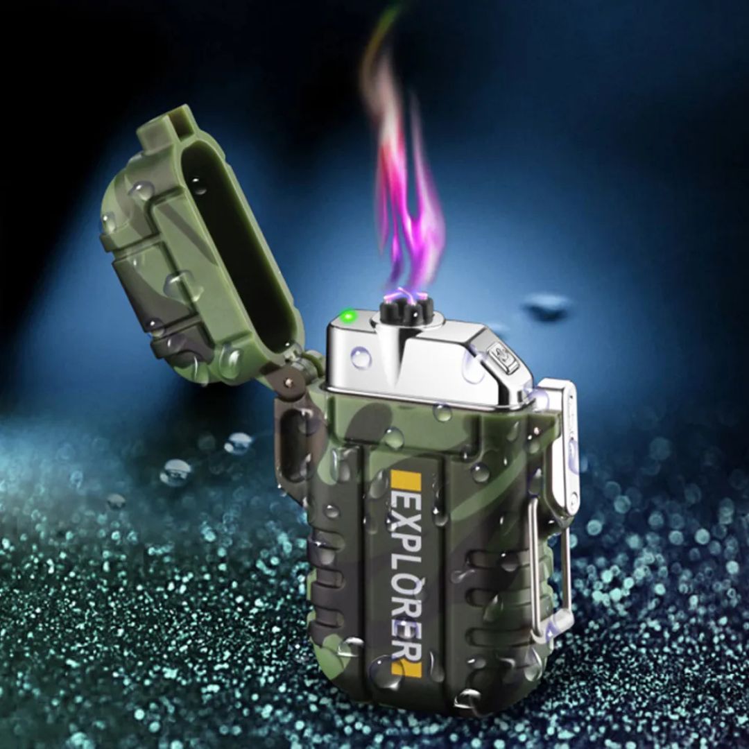 BowLift | Electric Double Arc Lighter | Rechargeable, Windproof & Ideal for Camping and Outdoor Adventures