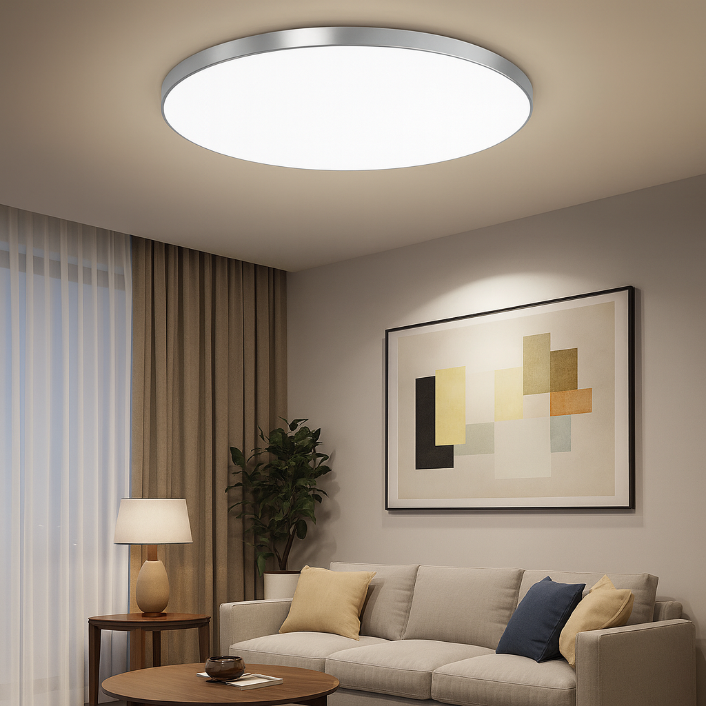 BowLift | Flush Mount LED Ceiling Light Modern Round