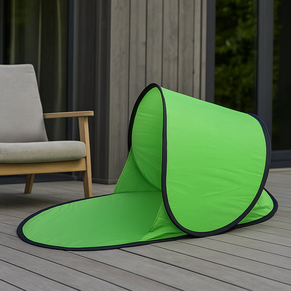 BowLift | SunFree RelaxCap – Foldable Face Screen Parasol with Phone Window and UV Protection