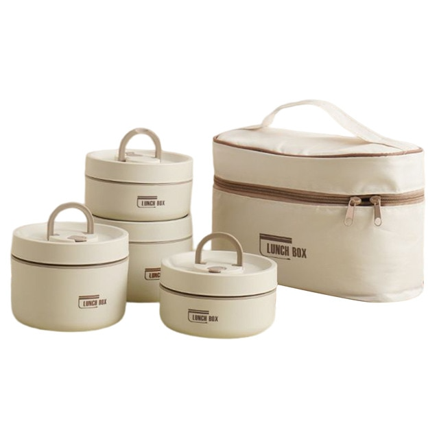 BowLift | ThermoBox Multi-Layered Insulated Lunchbox with FREE Carry Bag