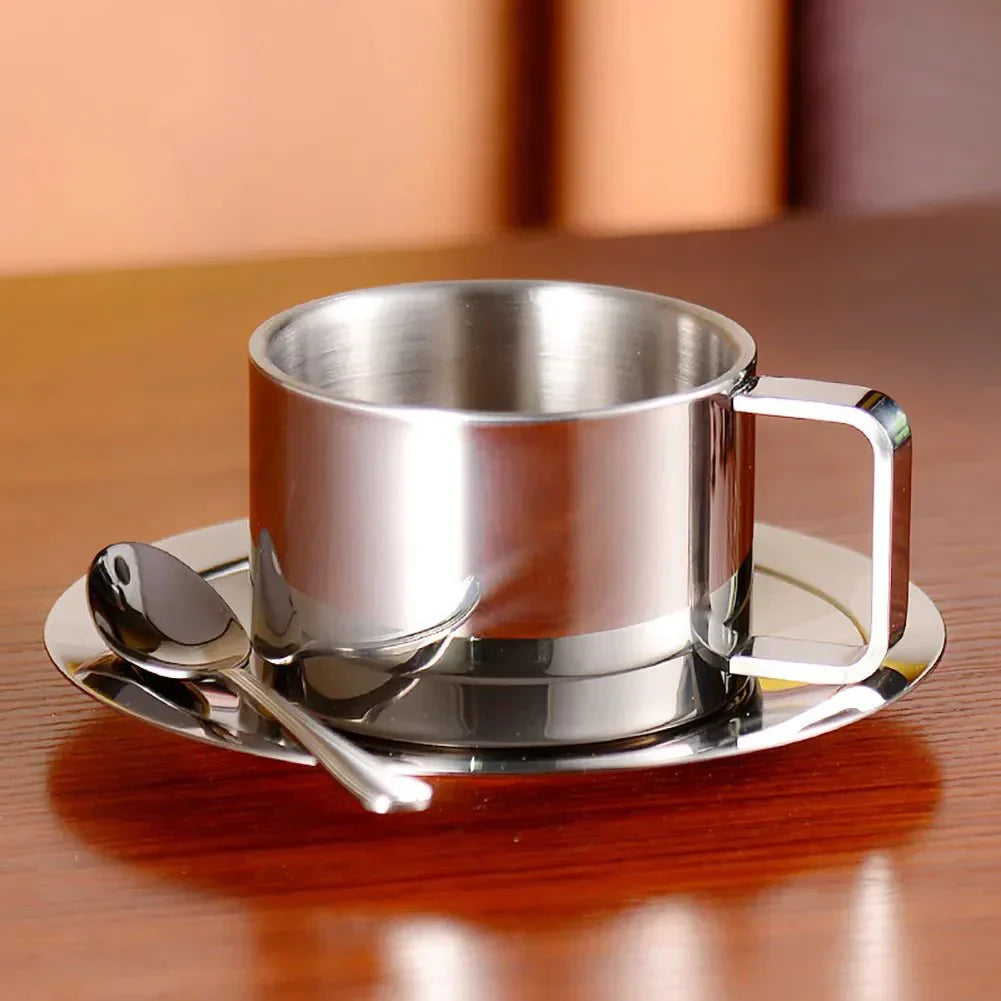 BowLift | Three-Piece Stainless Steel Cup Set