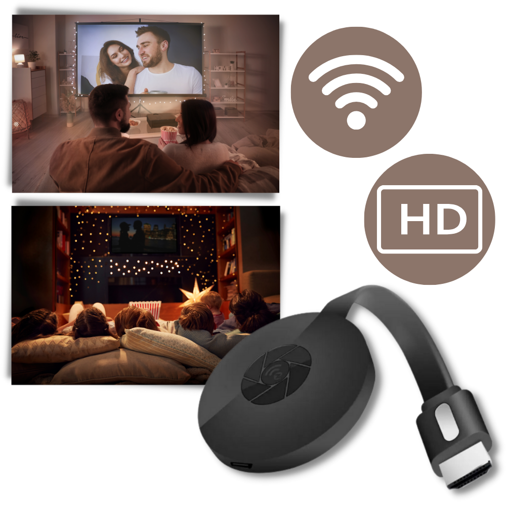 BowLift | TV Dongle for Smart TV Conversion – HDMI Stick for Phone Mirroring & Streaming