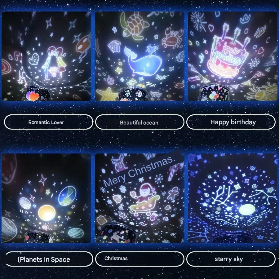 BowLift | Unique Pattern Night Light for Children - StarryDream