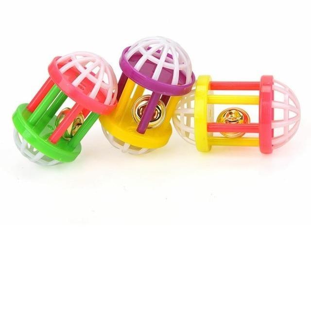 BowLift | Cat Interactive Toy Stick Feather Wand With Small Bell Mouse Cage Toys Plastic Artificial Colorful Cat Teaser Toy Pet Supplies