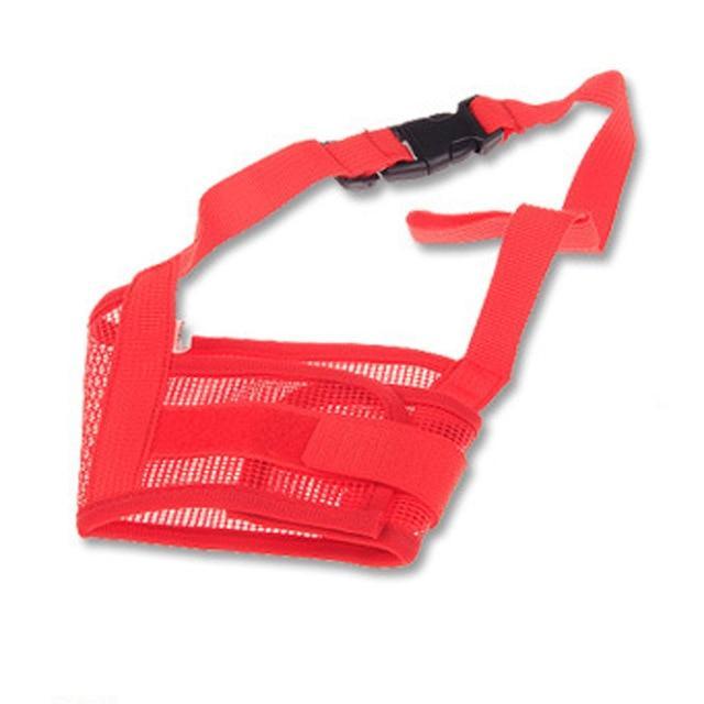BowLift | Pet Dog Adjustable Mask Bark Bite Mesh Mouth Muzzle Grooming Anti Stop Chewing