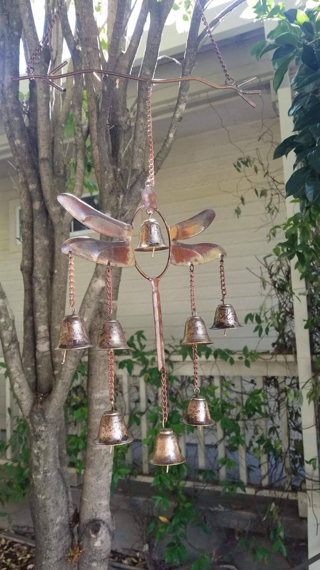 BowLift | Dragonfly Wind Chime with Bells Handmade Decor
