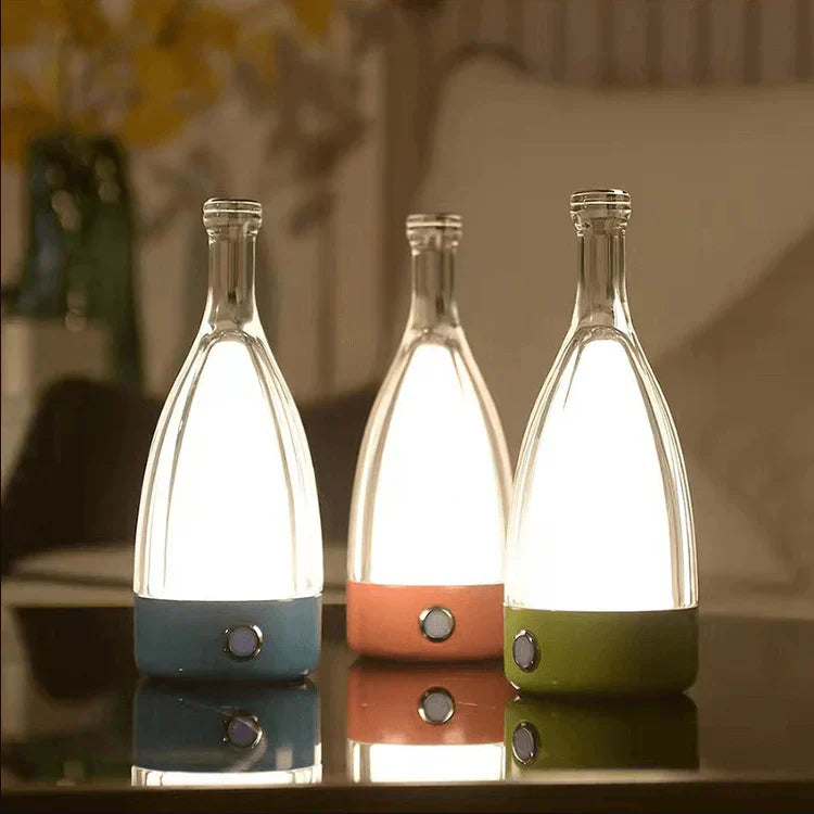 BowLift | CorkGlow - Wine Bottle Table Lamp