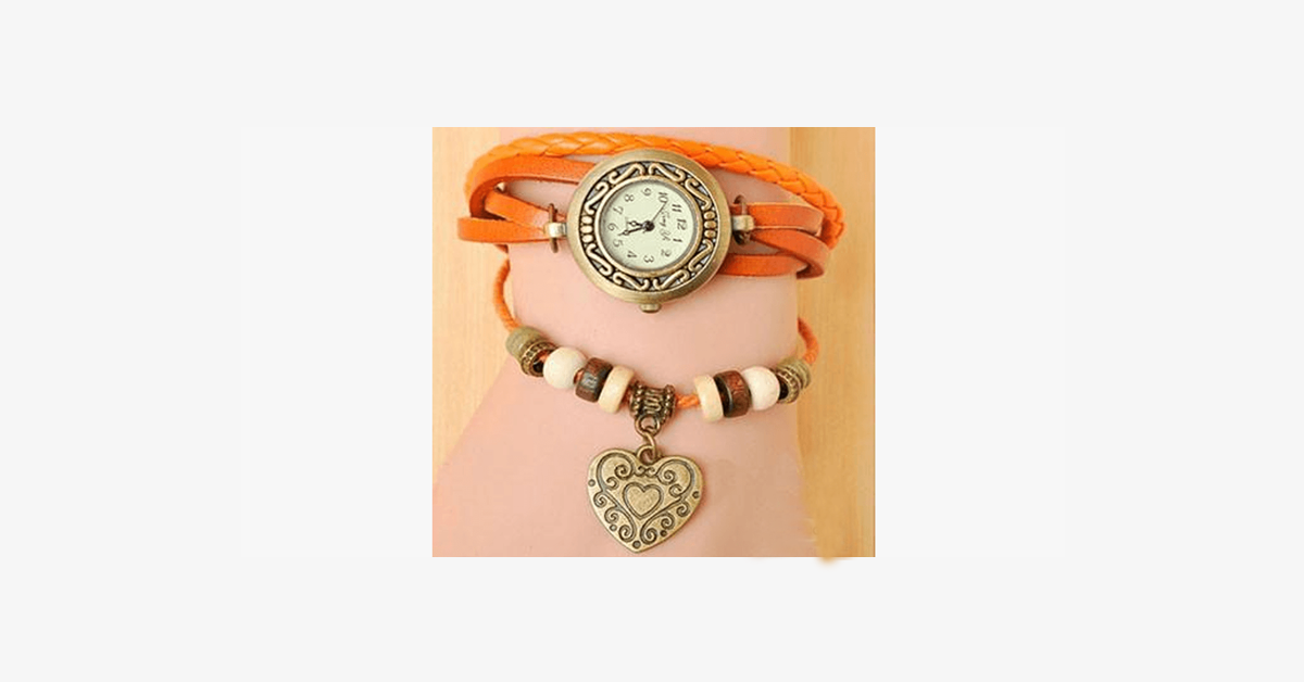 BowLift | Heart Vintage Wrap Watch