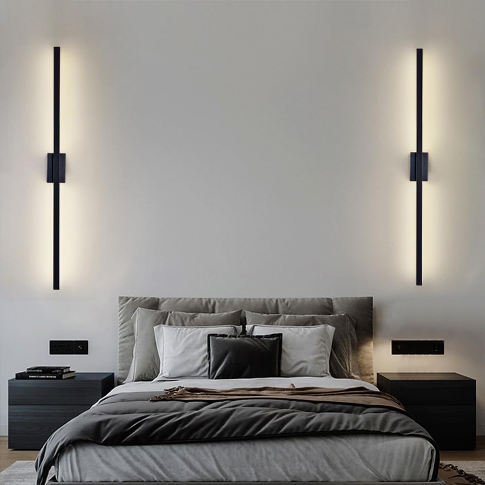 BowLift | Industrial Minimalist Long LED Iron Wall Lights for Contemporary Living Room Décor and Stylish Illumination