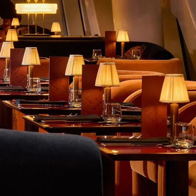 BowLift | ShineBeam - Chic Wireless Table Lamp Design