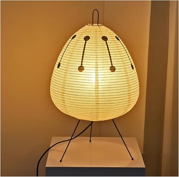 BowLift | Zenora – Rice paper table lamp in Japanese wabi-sabi design