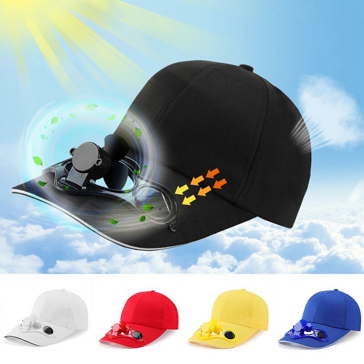 Solar Fan Summer Outdoor Baseball Hat | Bowlift