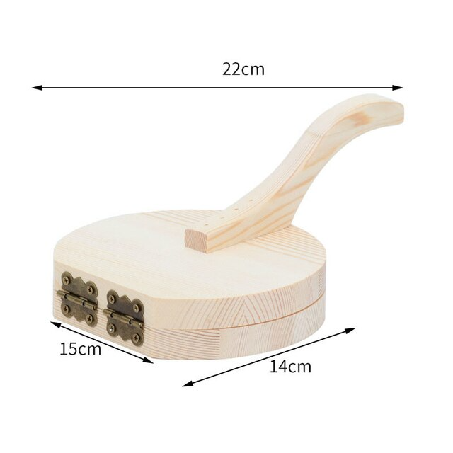 BowLift | Wooden Mini Dough Pressing Tool Presser