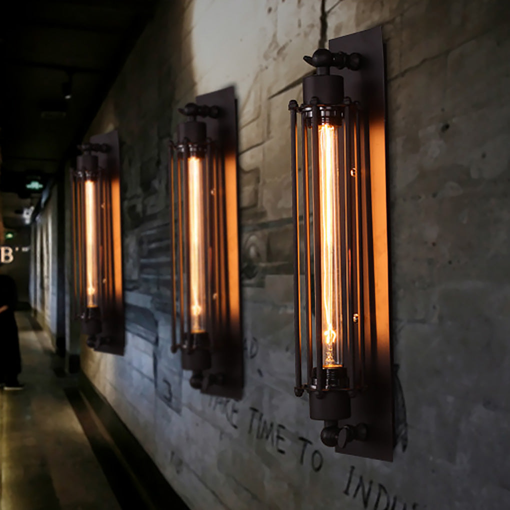 BowLift | Wall LED Light Vintage Industrial Iron Sconce