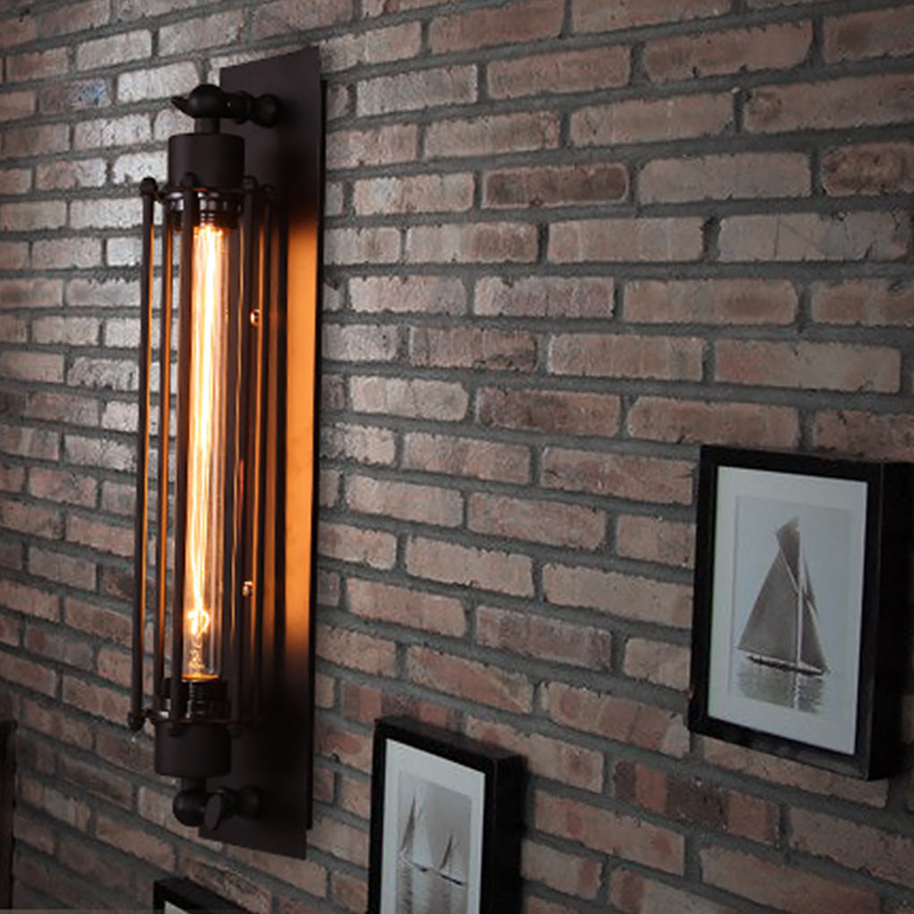 BowLift | Wall LED Light Vintage Industrial Iron Sconce