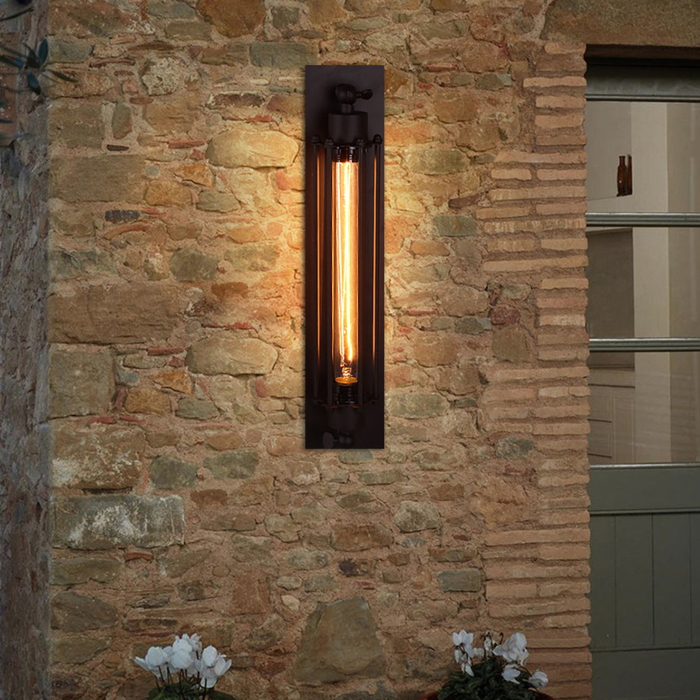 BowLift | Wall light vintage industrial iron sconce