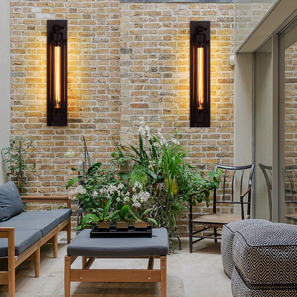 BowLift | Wall light vintage industrial iron sconce