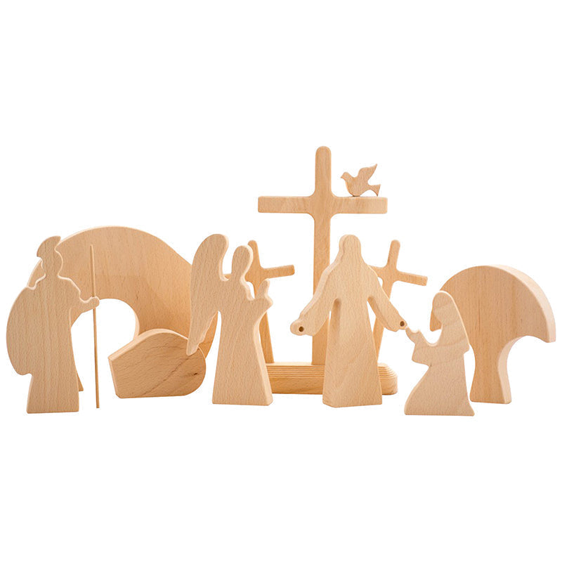Easter Scene Wooden Decoration | Bowlift