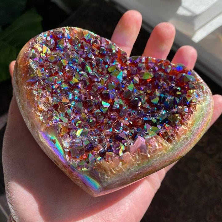 Angel Aura Heart Shaped Crystal | Bowlift