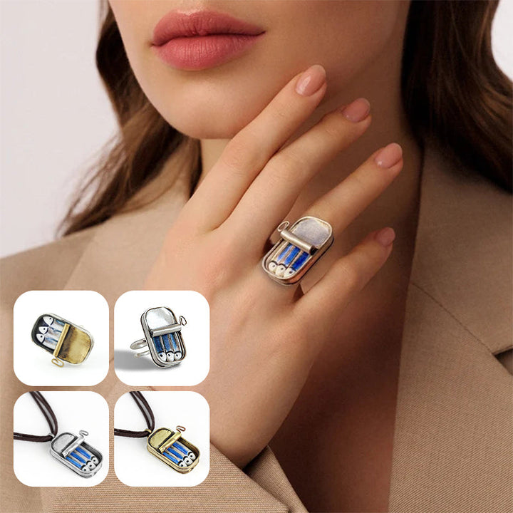BowLift | Canned Sardines Adjustable Ring/Necklace