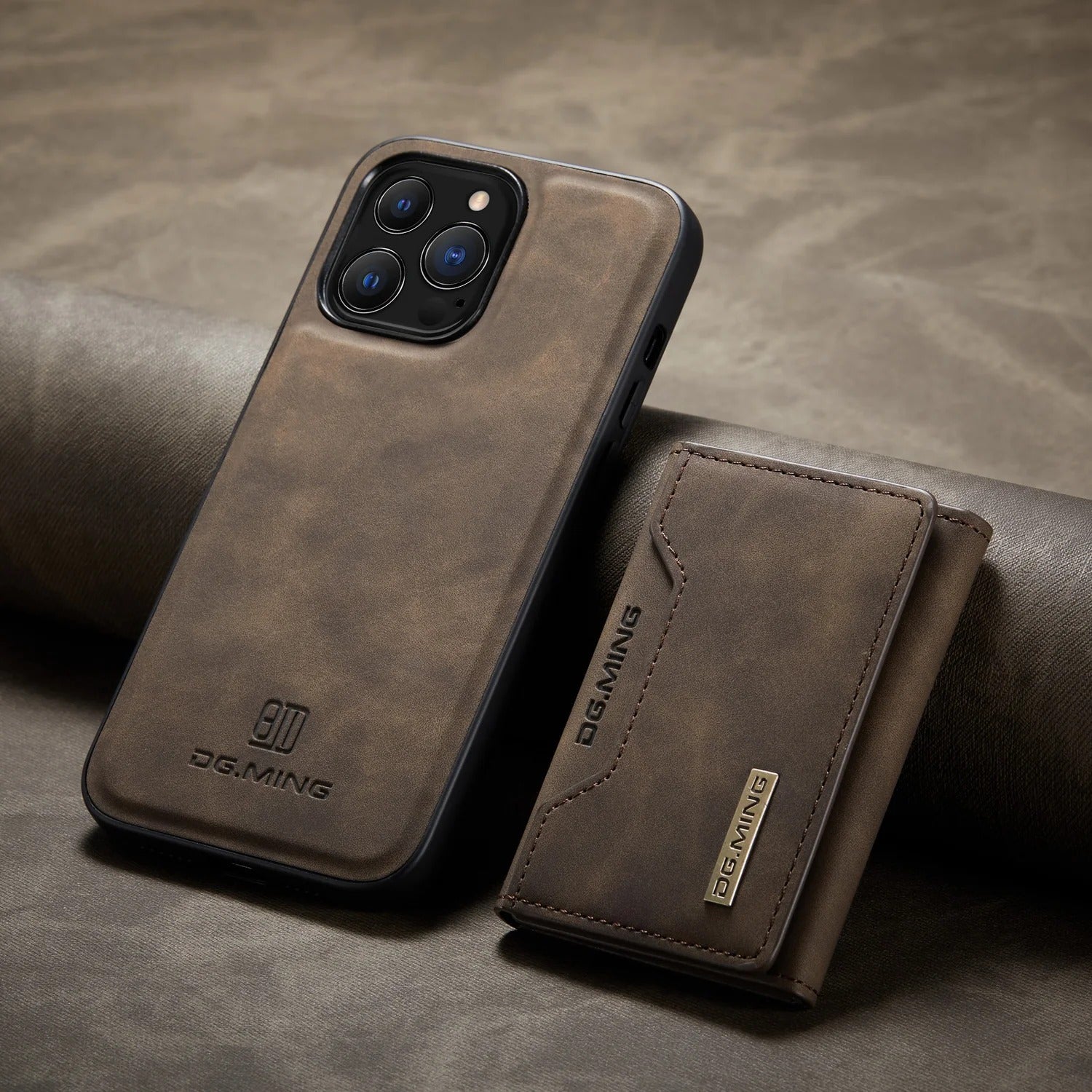 BowLift | 2 in 1 detachable leather wallet case for iPhone