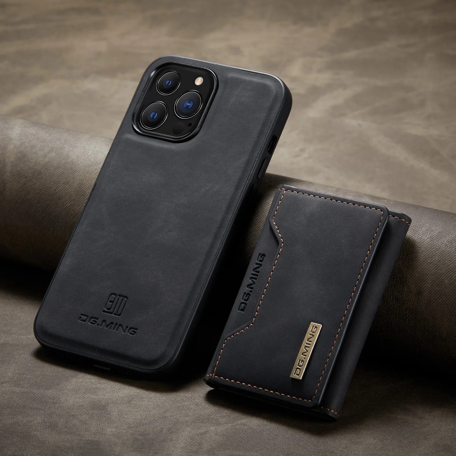 BowLift | 2 in 1 detachable leather wallet case for iPhone